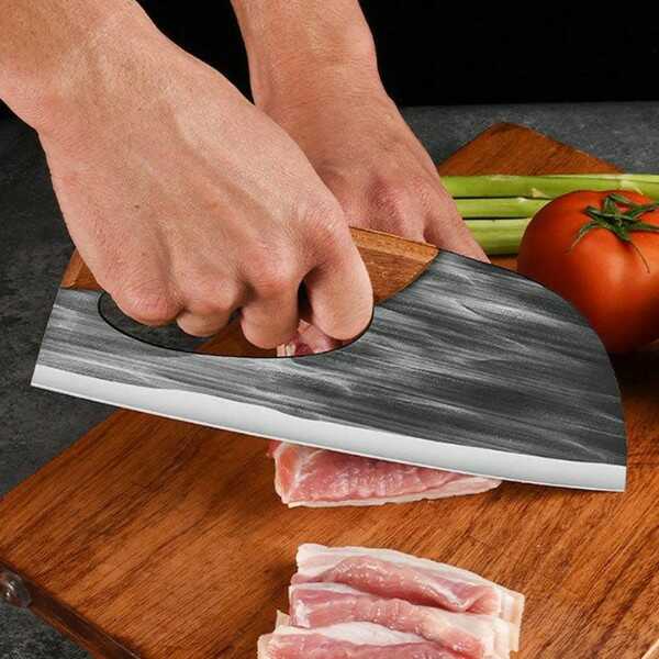 SlavForge® Cuchillo Serbio con Hoja Forjada