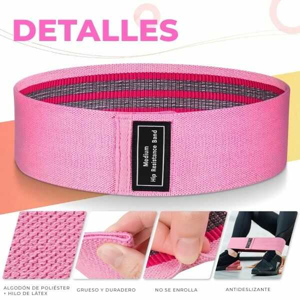TonificaYa® Kit de 3 Bandas de Resistencia para Ejercicio