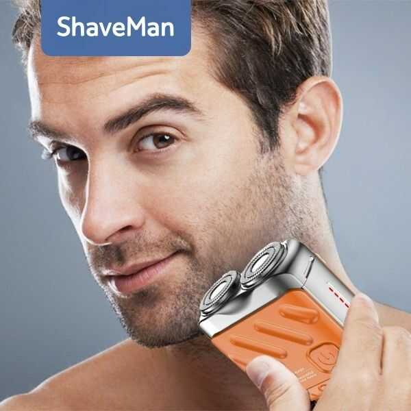 ShaveMan® Maquina de Afeitar Doble Cabeza