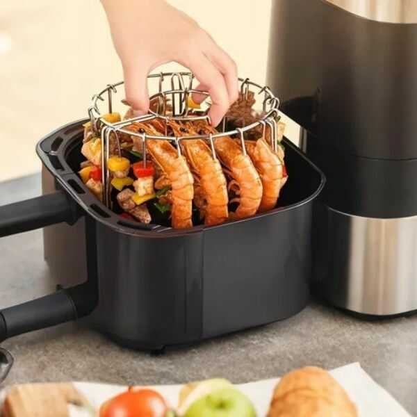 GrillAir® Parrilla Redonda de Brochetas para Airfryer