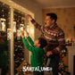 SantaLume® Cortina Navideña Luces Led 3D a Control Remoto