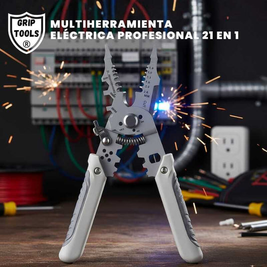 Grip Tools® Multiherramienta Eléctrica Profesional 21 en 1