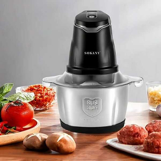 Original Sokany® Picadora Eléctrica Carnes, Verduras y Granos 4 en 1