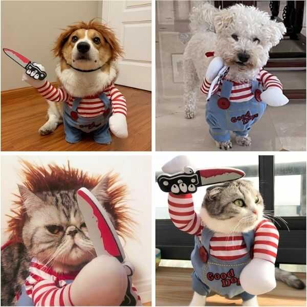 Disfraz para Mascotas de Chucky Halloween