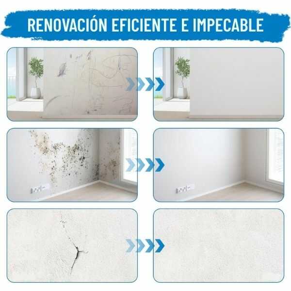 WallClear® Rodillo Rellenable Renovador de Paredes