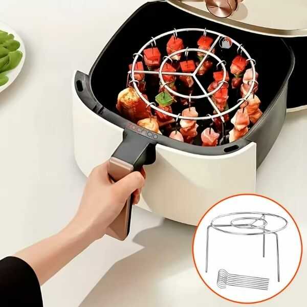 GrillAir® Parrilla Redonda de Brochetas para Airfryer