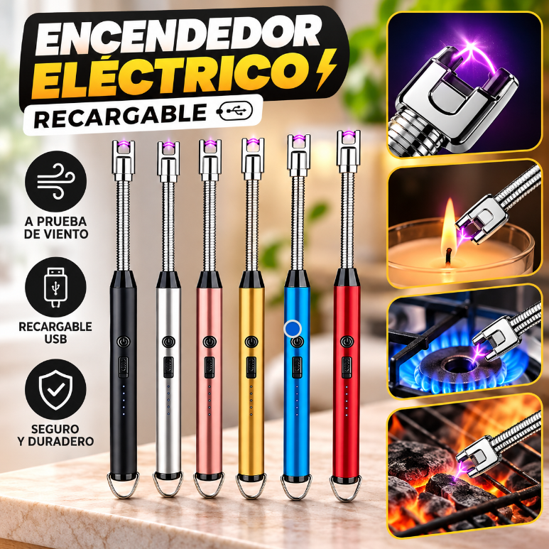 Encendedor Eléctrico Recargable Portátil 2